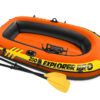 Ponton Explorer PRO 200 Set 196 x 102 x 33 cm wiosła + pompka - INTEX 58357