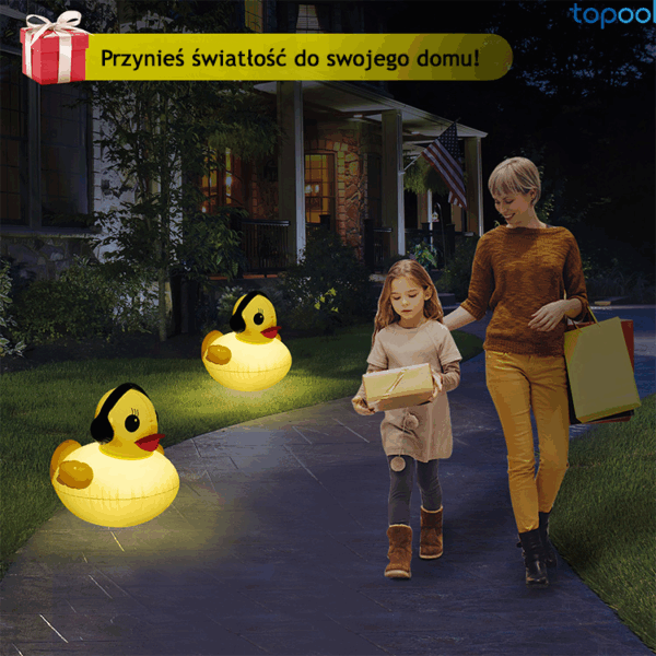 Pływająca lampka solarna do basenów Topool CT218 - kaczuszka - obrazek 10