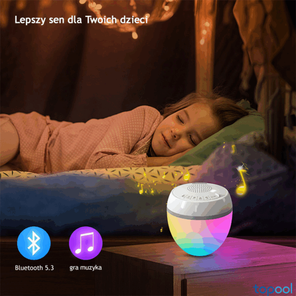 Głośnik basenowy Bluetooth + LED + termometr - Topool HK703 - obrazek 12