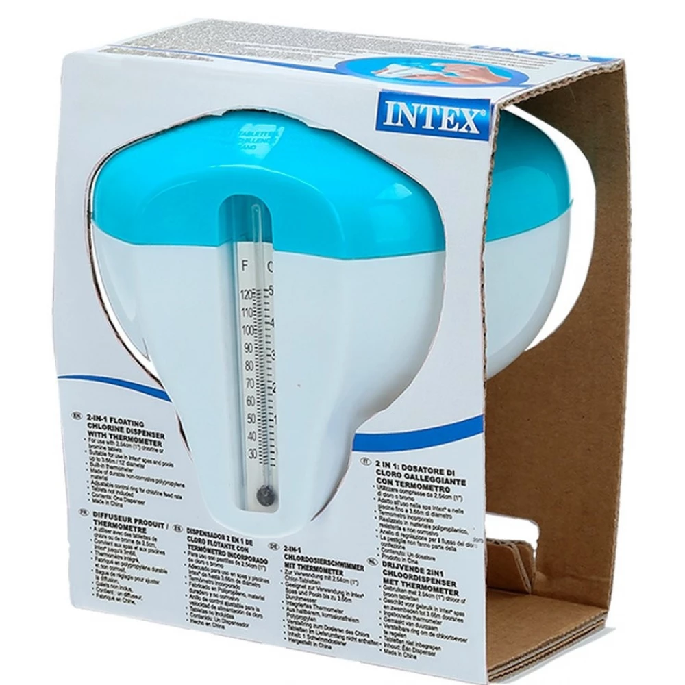 Pływak / dozownik chemii basenowej z termometrem - INTEX 29043 - obrazek 5