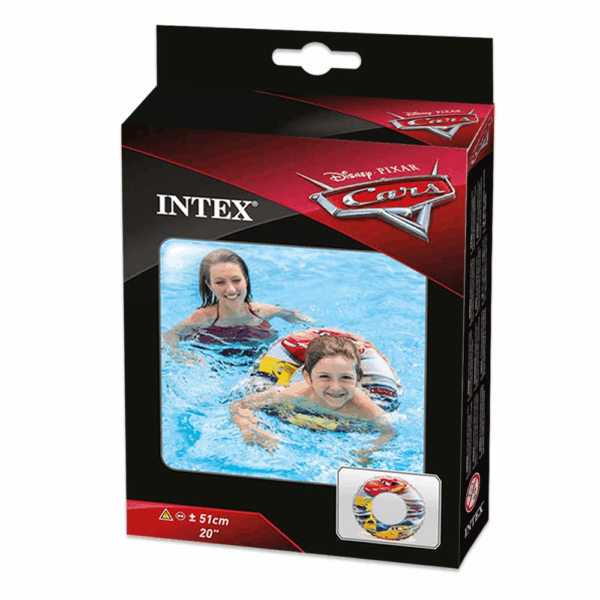 Koło do pływania dla dzieci 51 cm Auta - INTEX 58260NP - obrazek 3