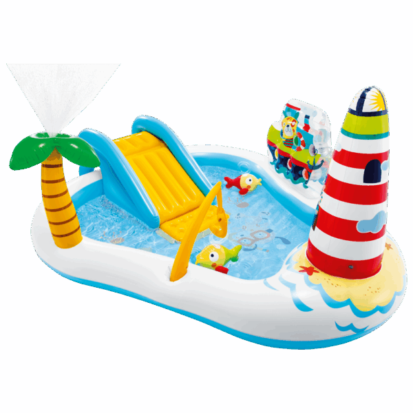 Wodny plac zabaw 218 x 188 x 99 cm - Intex 57162 - wędkarz